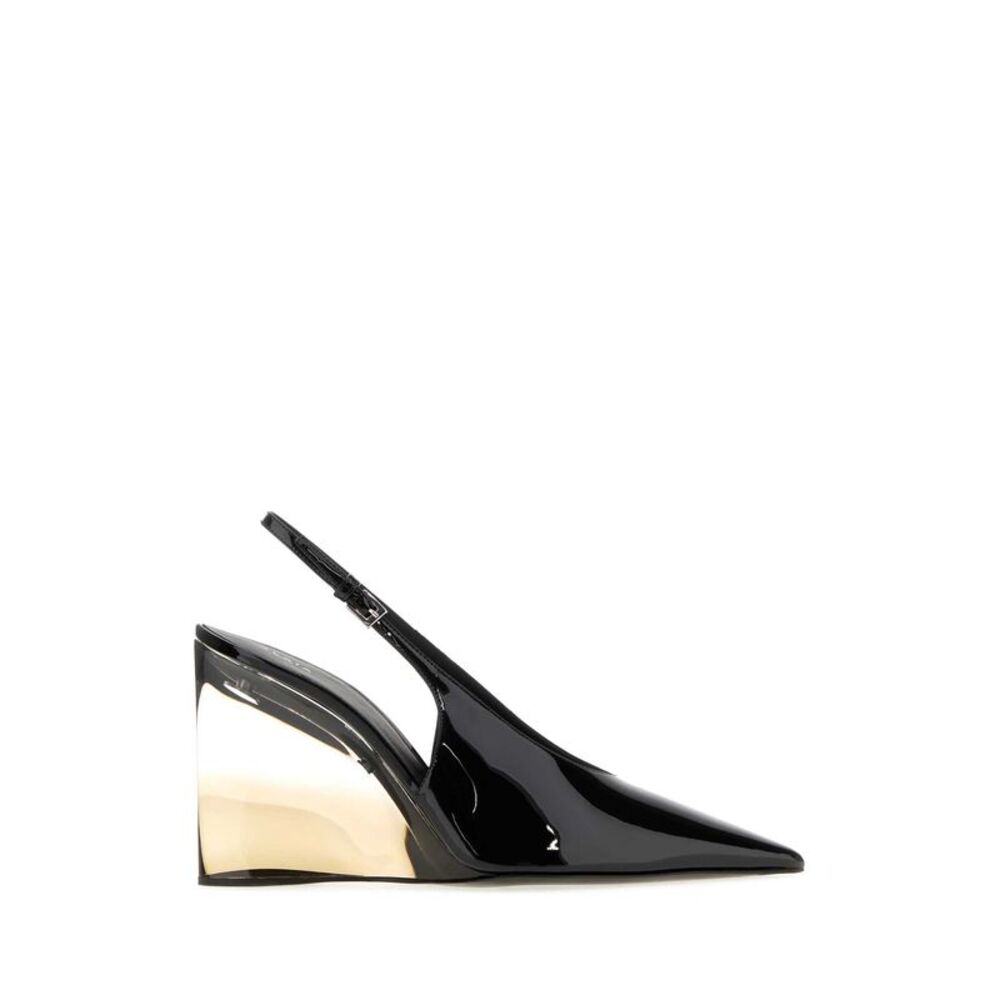 Alaia Women Black Leather Pumps